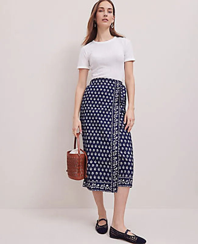Ann Taylor Weekend Collection Petaled Sarong Skirt sold by Ann Taylor
