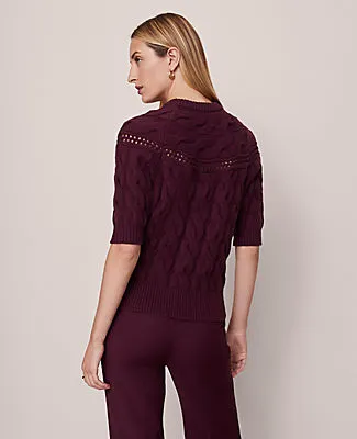 Ann Taylor Cable Sweater sold by Ann Taylor product image thumbnail 2
