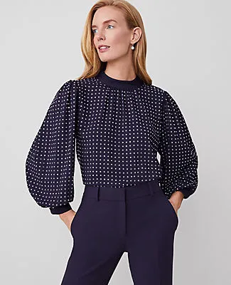 Ann Taylor Bejeweled Mock Neck Top sold by Ann Taylor product image thumbnail 2