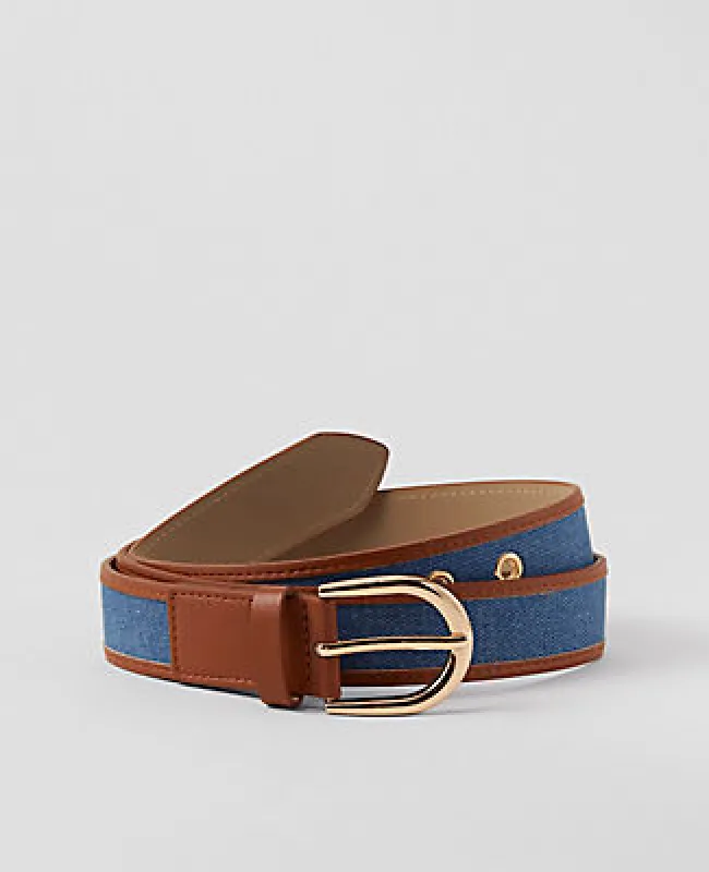 Ann Taylor Denim Grommet Belt sold by Ann Taylor