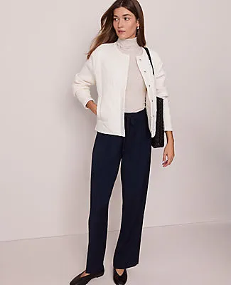 Ann Taylor Weekend Collection High Rise Tapered Pant sold by Ann Taylor