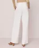 Ann Taylor The Petite Side Button Wide-Leg Pant sold by Ann Taylor