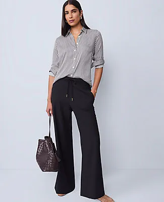 Ann Taylor Wide-Leg Jogger Pant sold by Ann Taylor