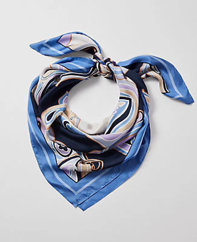 Ann Taylor Paisley Square Silk Scarf sold by Ann Taylor