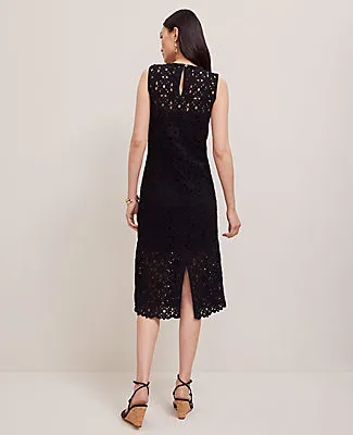 Ann Taylor Crochet Midi Sweater Dress sold by Ann Taylor product image thumbnail 2