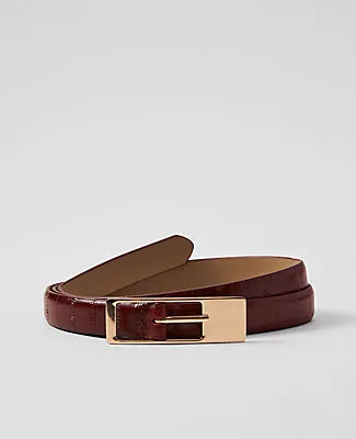 Ann Taylor Embossed Leather Belt sold by Ann Taylor