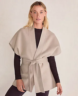 Ann Taylor Haven Well Within Wool Blend Tie-Front Vest sold by Ann Taylor