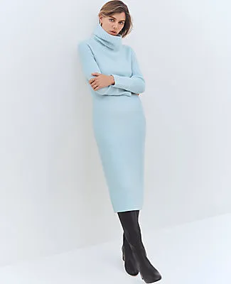 Ann Taylor Petite Weekend Collection Ribbed Sweater Dress sold by Ann Taylor