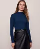 Ann Taylor Petite Knit Mock Neck Top sold by Ann Taylor
