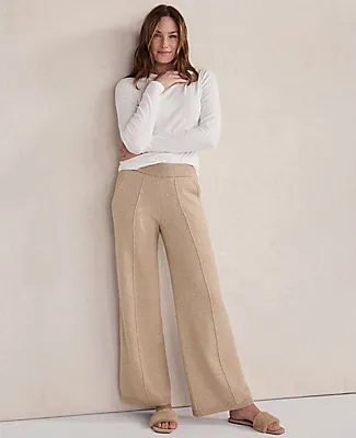Ann Taylor Haven Well Within Organic Cotton Blend Pintuck Wide Leg Pants sold by Ann Taylor product image thumbnail 2