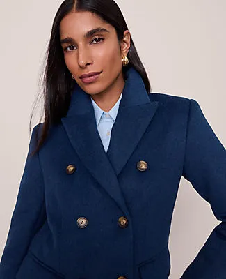 Ann Taylor Fitted Long Double Breasted Coat sold by Ann Taylor product image thumbnail 4