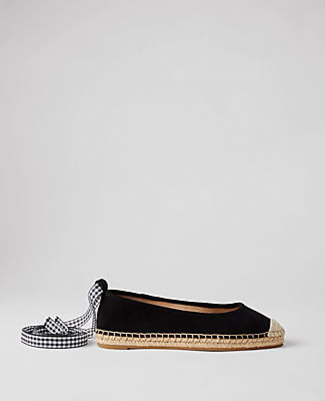 Ann Taylor Suede Espadrille Flat sold by Ann Taylor