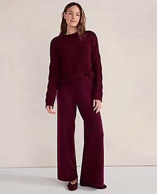 Ann Taylor Haven Well Within Cashmere Wide Leg Pants sold by Ann Taylor