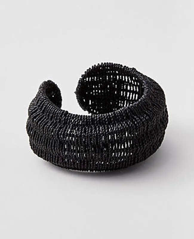 Ann Taylor Raffia Cuff Bracelet sold by Ann Taylor
