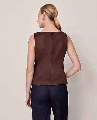 Ann Taylor Petite Faux Suede Shell Top sold by Ann Taylor product image thumbnail 2