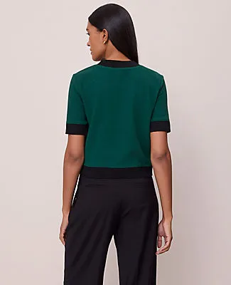 Ann Taylor Sweater Trim Top sold by Ann Taylor product image thumbnail 2