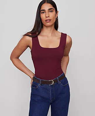Ann Taylor Square Neck Tank Top sold by Ann Taylor