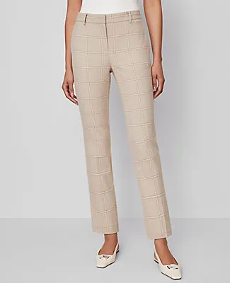 Ann Taylor The Eva Ankle Pant in Plaid - Curvy Fit sold by Ann Taylor