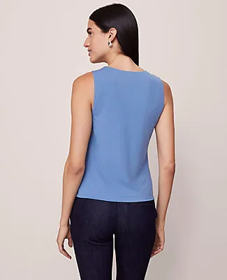 Ann Taylor Draped Sleeveless Top sold by Ann Taylor product image thumbnail 2