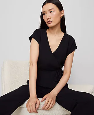 Ann Taylor Wrap Tie Waist Blouse sold by Ann Taylor product image thumbnail 3