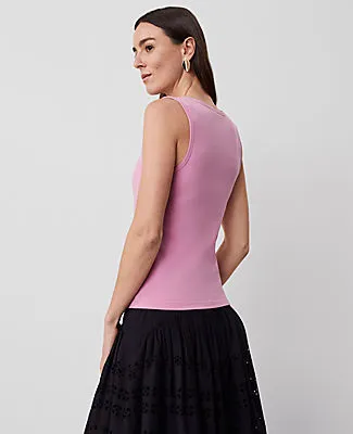 Ann Taylor Modern Scoop Neck Tank Top sold by Ann Taylor product image thumbnail 2
