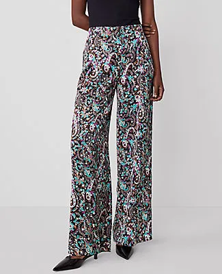 Ann Taylor The Petite Pleated Wide Leg Pant sold by Ann Taylor product image thumbnail 2