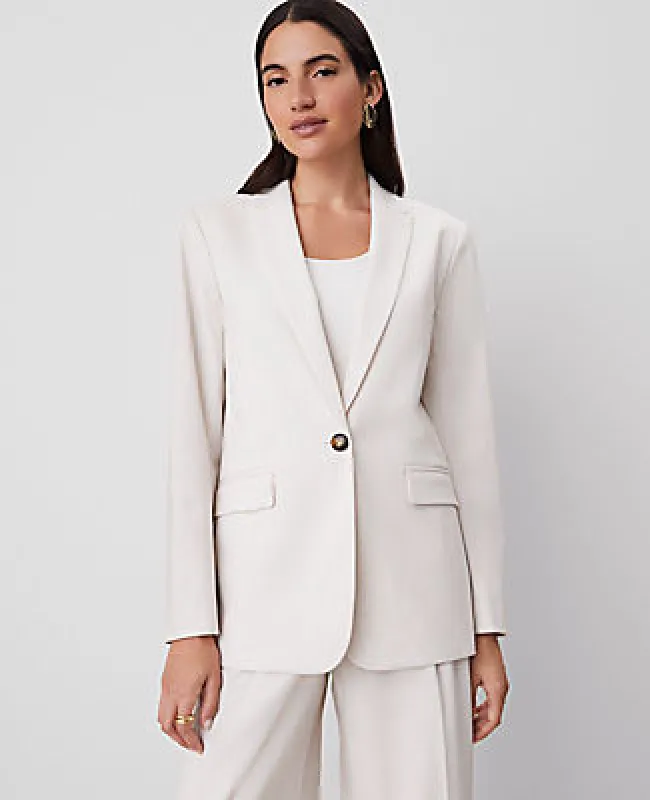 Ann Taylor The Petite Longline Blazer sold by Ann Taylor