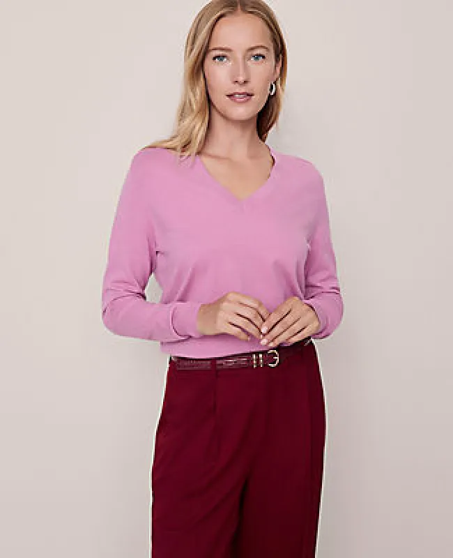 Ann Taylor V-Neck Sweater sold by Ann Taylor