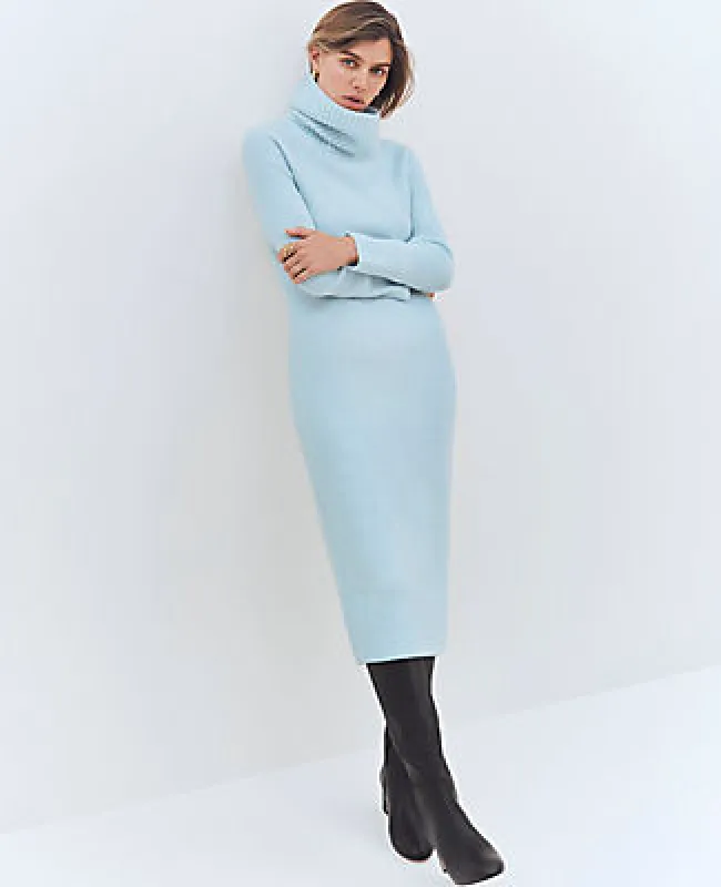 Ann Taylor Petite Weekend Collection Ribbed Sweater Dress sold by Ann Taylor