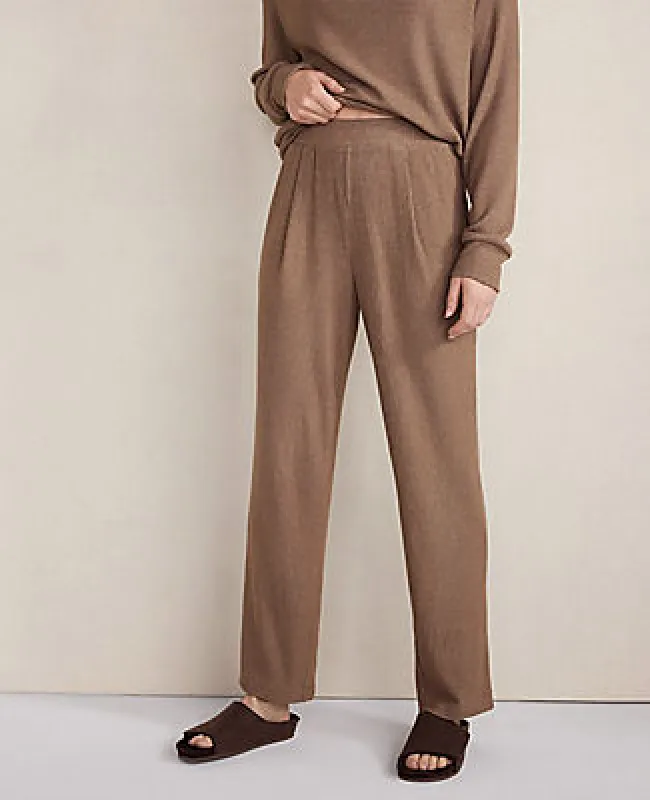 Ann Taylor Haven Well Within Brushed Rib Knit Tapered Pants sold by Ann Taylor
