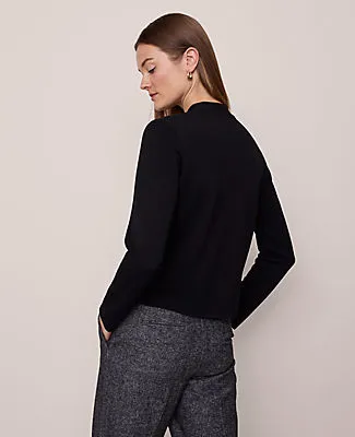 Ann Taylor Petite V-Neck Sweater Jacket sold by Ann Taylor product image thumbnail 2