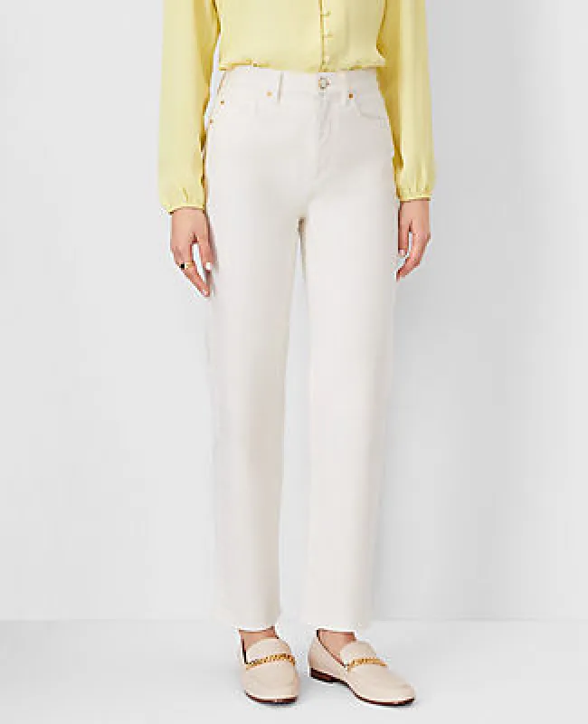 Ann Taylor Straight Jean - Curvy Fit sold by Ann Taylor