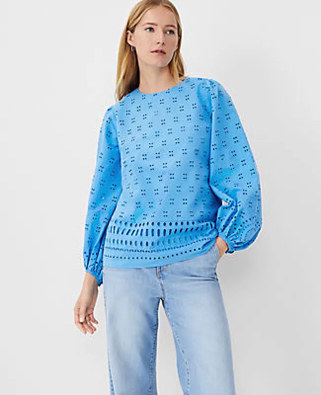 Ann Taylor Eyelet Tunic sold by Ann Taylor