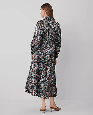 Ann Taylor Petite Floral Belted Shirtdress sold by Ann Taylor product image thumbnail 3