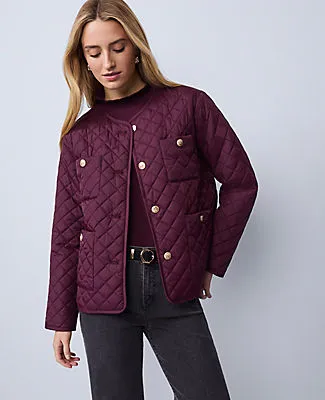 Ann Taylor Weekend Collection Quilted Jacket sold by Ann Taylor