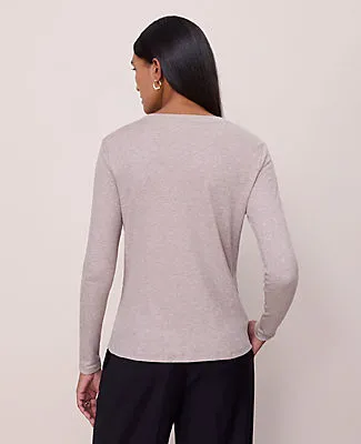Ann Taylor Long Sleeve Crew Neck Top sold by Ann Taylor product image thumbnail 2