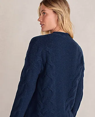 Ann Taylor Haven Well Within Cashmere Cable Roll Neck Sweater sold by Ann Taylor product image thumbnail 2