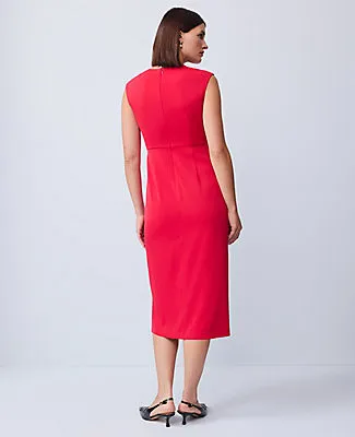 Ann Taylor Faux Wrap Sheath Dress sold by Ann Taylor product image thumbnail 2