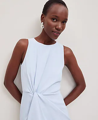 Ann Taylor Crepe Twist Sheath Dress sold by Ann Taylor product image thumbnail 3