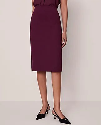 Ann Taylor Petite Ponte Pencil Skirt sold by Ann Taylor product image thumbnail 2