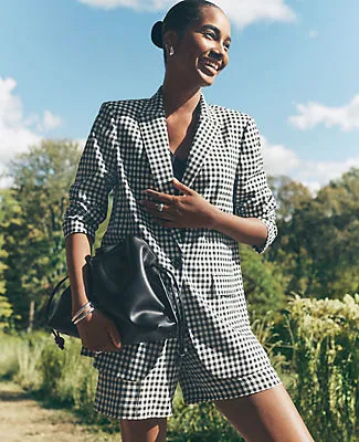 Ann Taylor The Side-Zip Short in Gingham sold by Ann Taylor