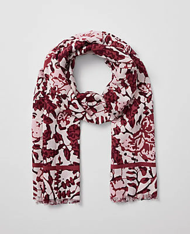 Ann Taylor Weekend Collection Floral  Scarf sold by Ann Taylor