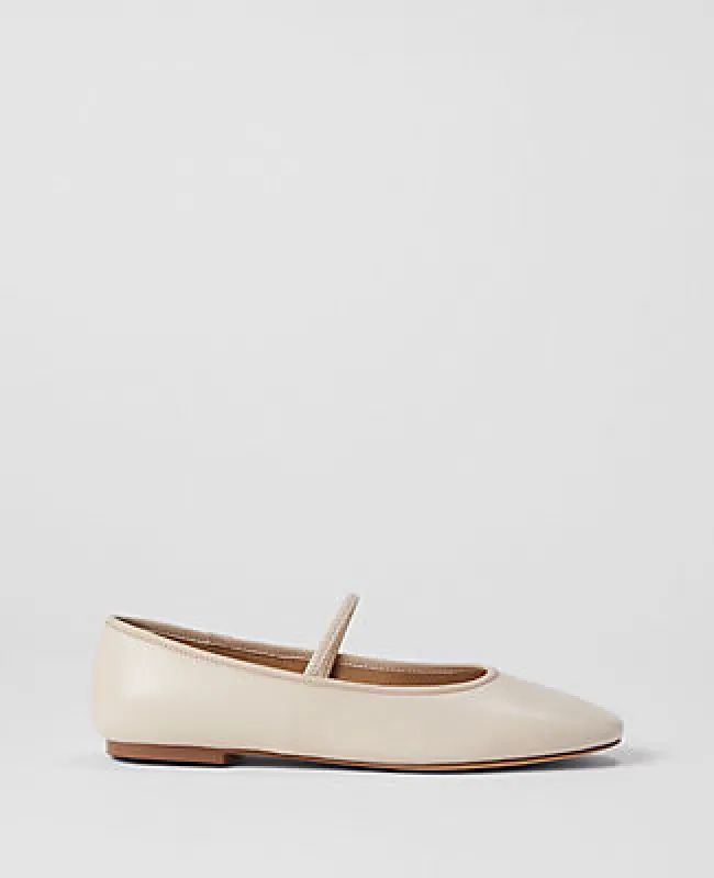 Ann Taylor Mary Jane Leather Ballet Flat sold by Ann Taylor