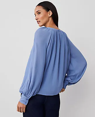 Ann Taylor Petite Rosette Raglan Top sold by Ann Taylor product image thumbnail 3