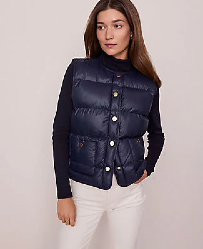 Ann Taylor Weekend Collection Quilted Vest sold by Ann Taylor