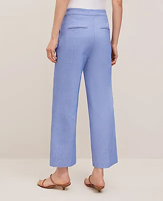 Ann Taylor The Sailor Grace Straight Pant in Linen Blend sold by Ann Taylor product image thumbnail 3