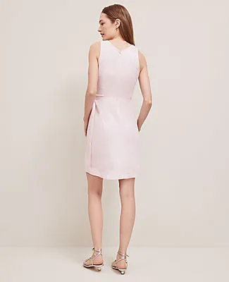 Ann Taylor Petite Linen Blend V-Neck Wrap Dress sold by Ann Taylor product image thumbnail 2
