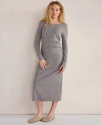 Ann Taylor Haven Well Within Wide Rib Knit Drapey Maxi Dress sold by Ann Taylor