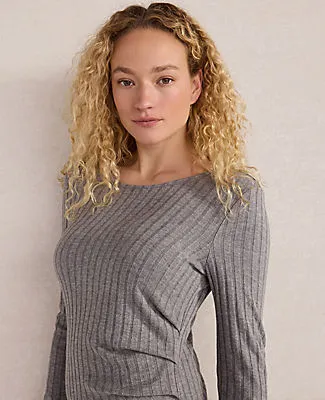 Ann Taylor Haven Well Within Wide Rib Knit Drapey Maxi Dress sold by Ann Taylor product image thumbnail 2