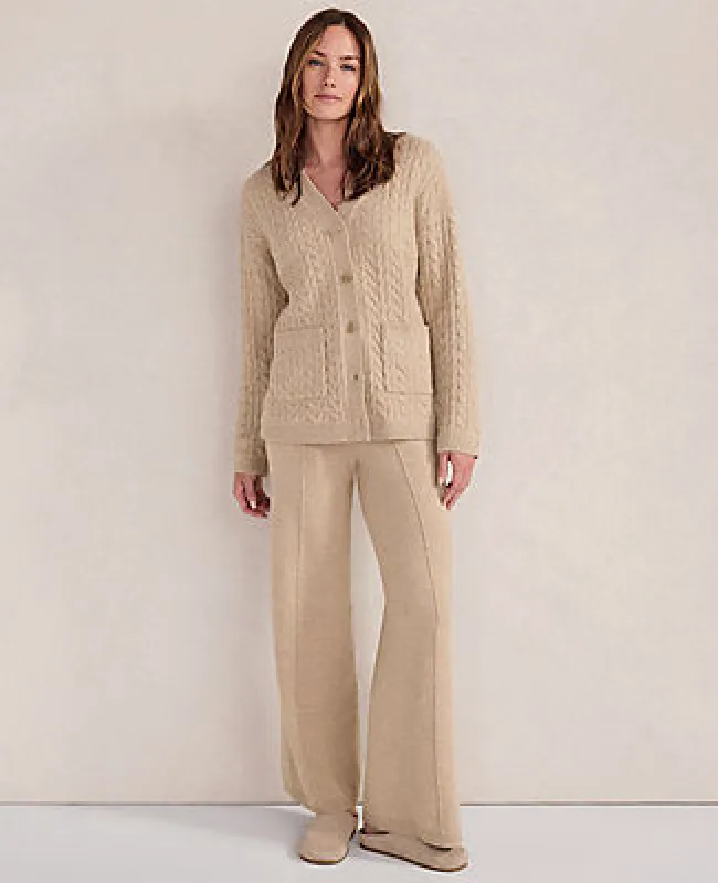 Ann Taylor Haven Well Within Organic Cotton Blend Pintuck Wide Leg Pants sold by Ann Taylor